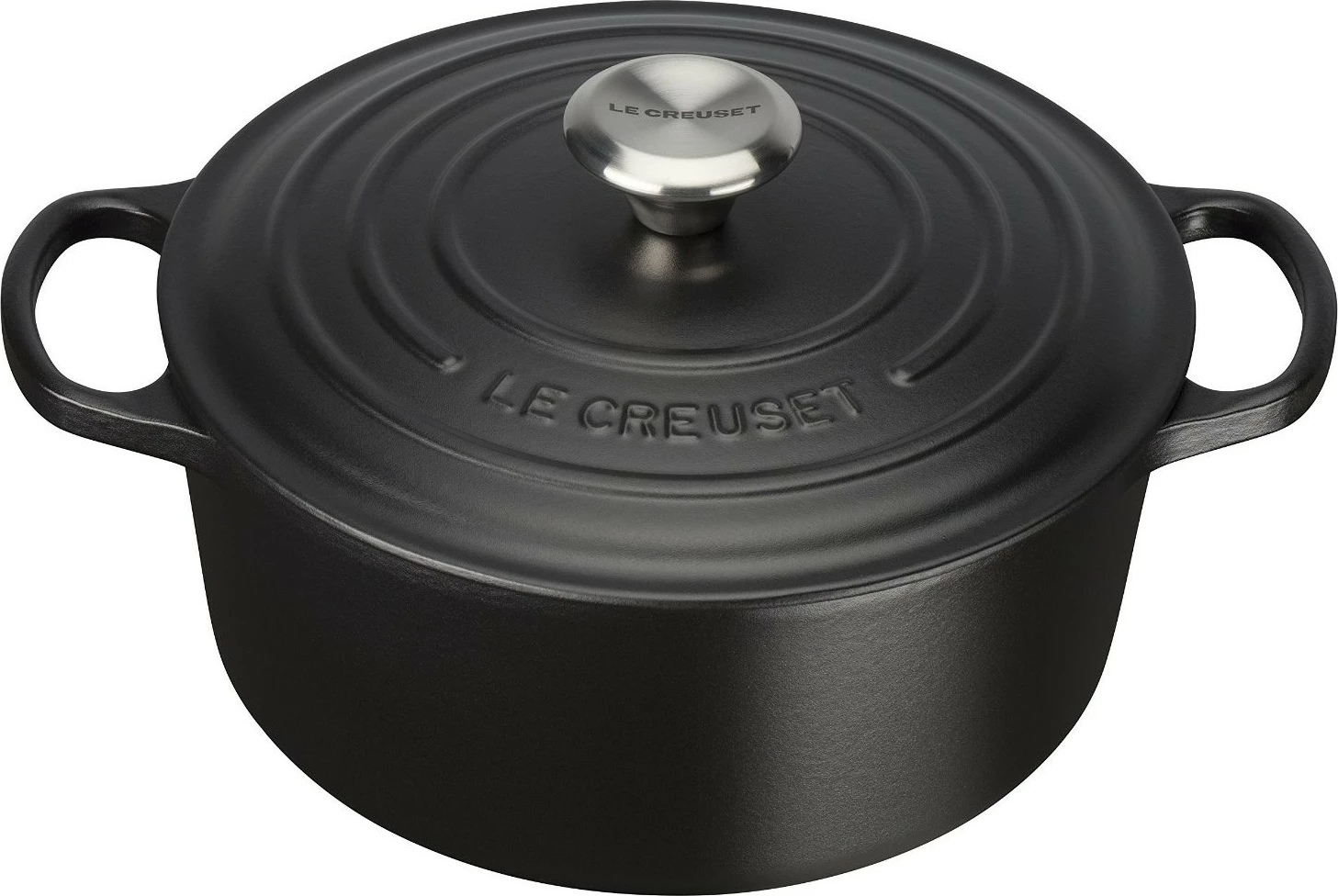 Tenxhere Le Creuset 21177240000430, 4.2L, gize, emal, e zezë