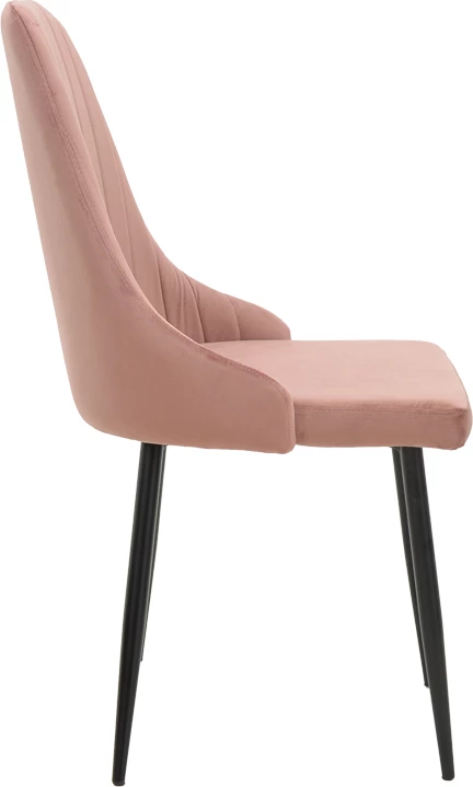 Karrige Azori kadife mollë e kalbur-këmbë metali të zeza 49x55x85cm