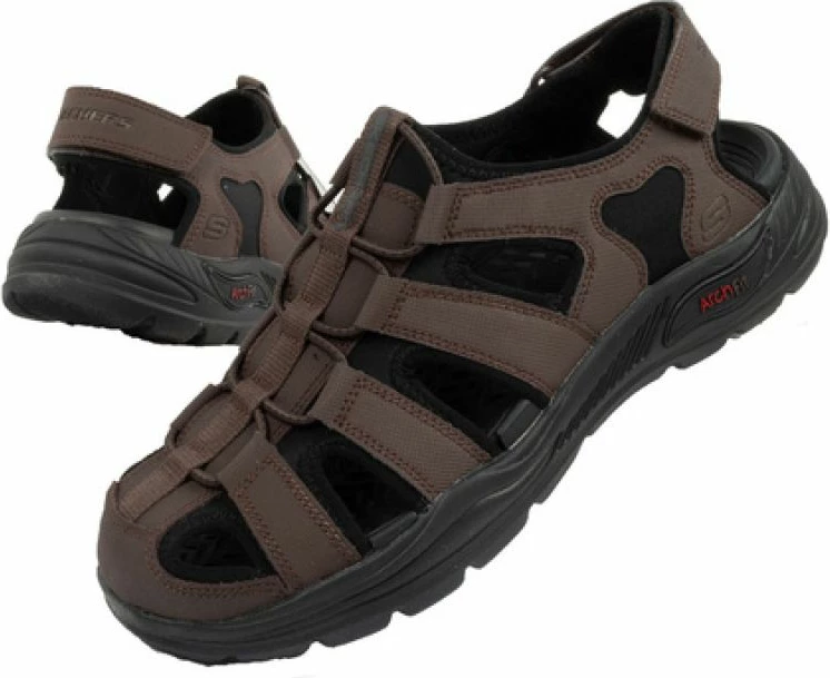 Sandale Skechers për meshkuj, kafe