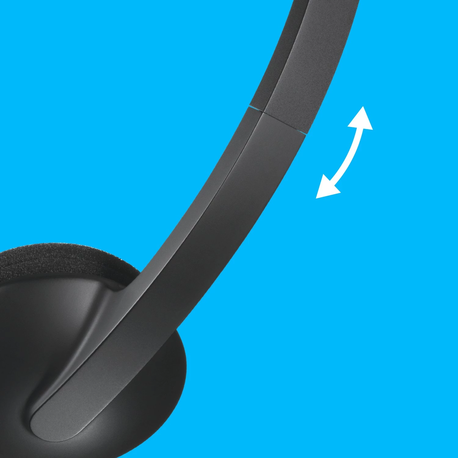 Kufje Logitech H340 USB, me kabllo, për zyrë/qendër thirrjesh, 20 - 20000 Hz, 100 g, të zeza