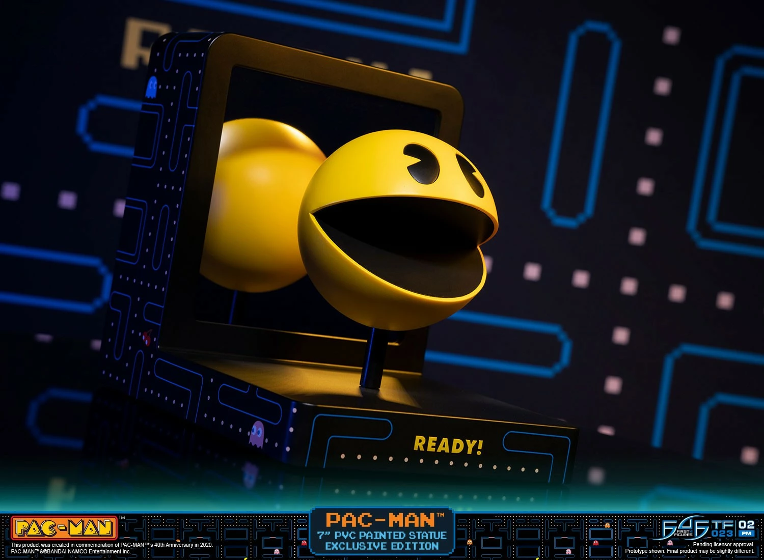 Figurinë PVC FIRST4FIGURES PAC-MAN 40th Anniversary, edicion ekskluziv