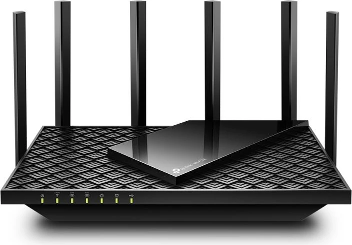 Router Wi‑Fi TP-Link Archer AXE75 AXE5400 tri-band OneMesh USB 3.0 HomeShield, e zezë