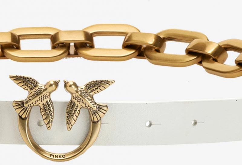 Rrip për femra Pinko Love Birds, i bardhë