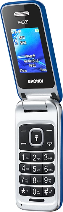 Celular Brondi Fox Azzurro DS, dual SIM, i bardhë