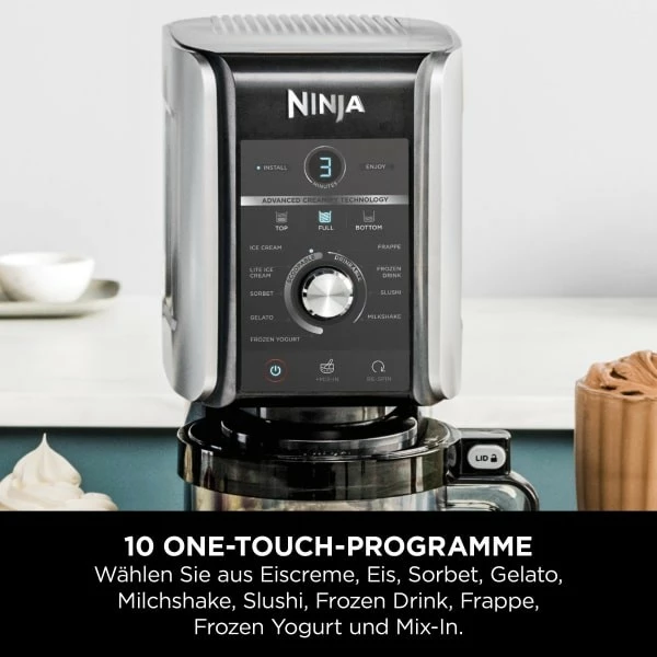 Aparati për akullore Ninja CREAMi Deluxe, 2.1 L, 800 W