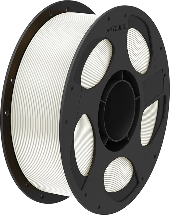 Fije filamenti PLA Silk, Anycubic, IPHSCSD-103-4, 1.75 mm, kompatibile me shumicën e FDM dhe ACE Pro me çip, set 4 copë, e bardhë/ e kuqe/ jeshile/ ari