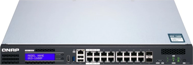 Switch QNAP QGD-1600P, 16+4 porte PoE, rackmount