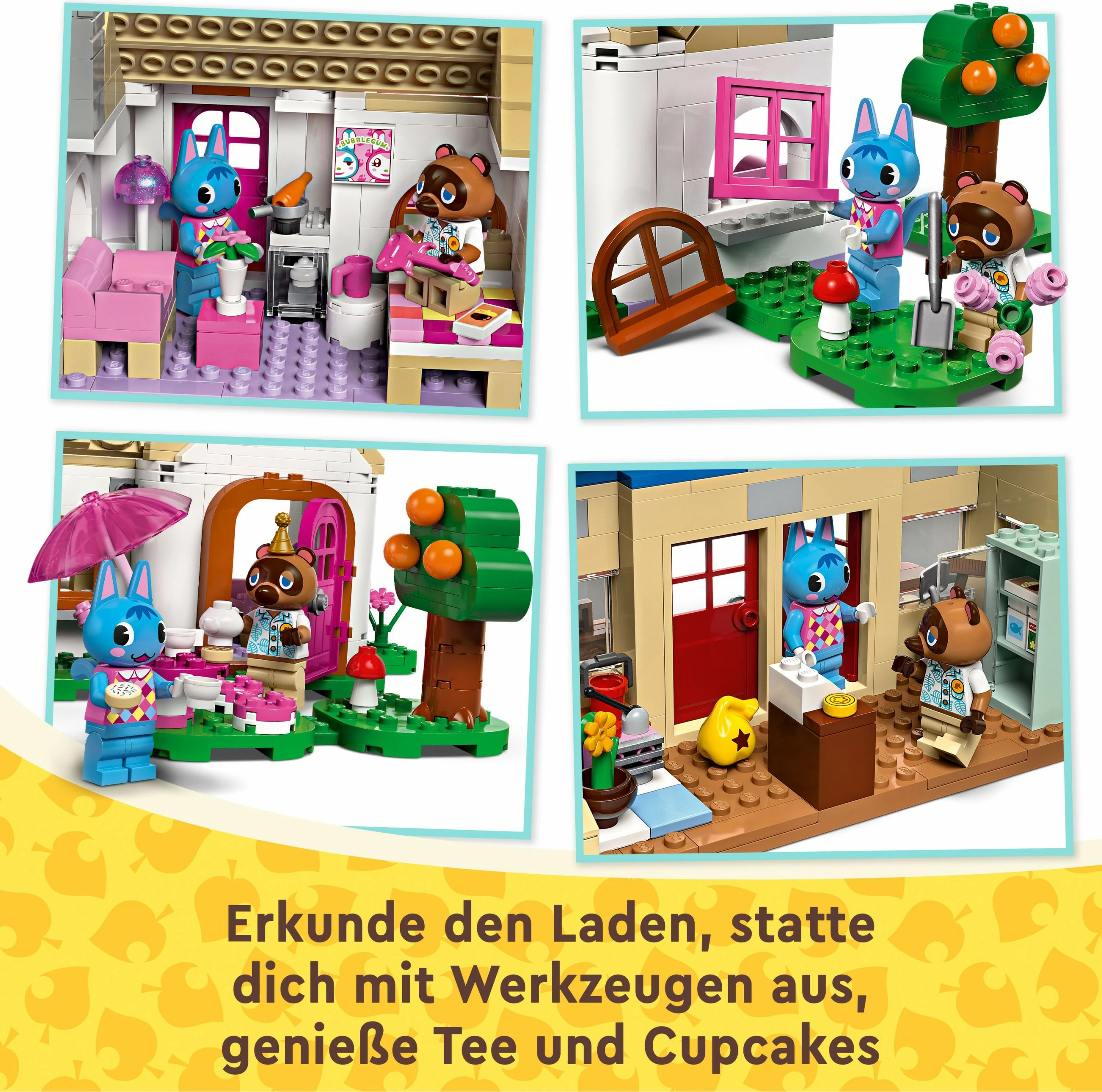 Set ndërtimi LEGO Animal Crossing 77050, 535 pjesë, shumëngjyrësh