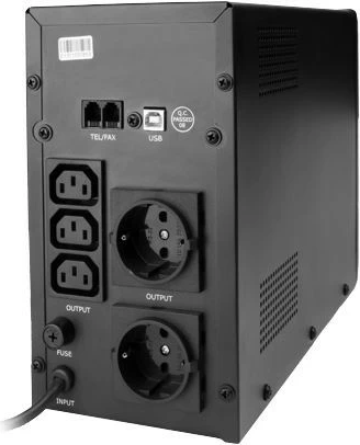 UPS Gembird EG-UPS-034, 1500 VA, line-interactive, USB, LCD, zi