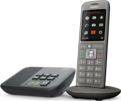 Telefon Gigaset CL660A, DECT, Pa tel, Speakerphone, 400 kontakte, Anthracite, Black