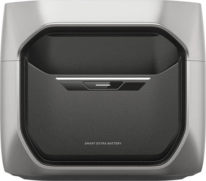 Bateri shtesë smart EcoFlow DELTA 3 Max Plus, 2048 Wh, LFP, argjendtë