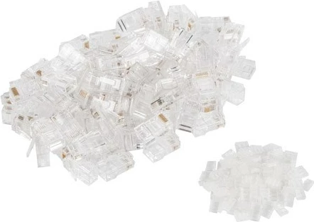 Konektorët e telit Lanberg PLU-6000, RJ-45, Transparent