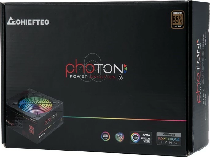 Furnizues energjie Chieftec Photon 650W, semi-modular, RGB, i zi
