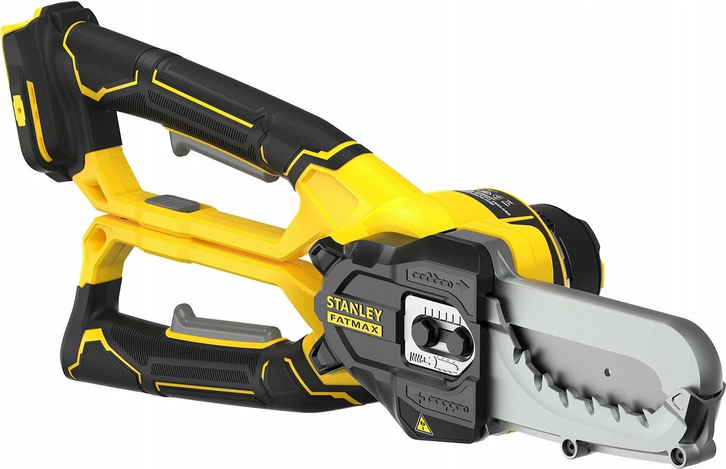 Sharrë krasitëse me zinxhir Stanley Fatmax SFMCPS515M1-QW, 18V 4Ah, shinë 15 cm, Li-Ion, me bateri dhe karikues, e verdhë/zezë