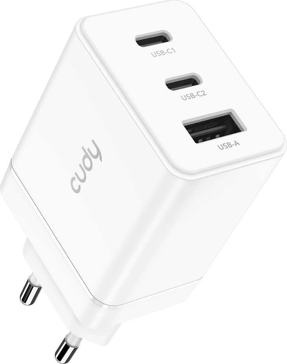 Karikues Cudy 3-Port 67W USB-C, EU Plug