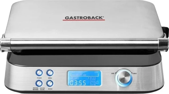 Pajisje për gofra Gastroback 42424, 2 gofra, ngjyrë argjendtë