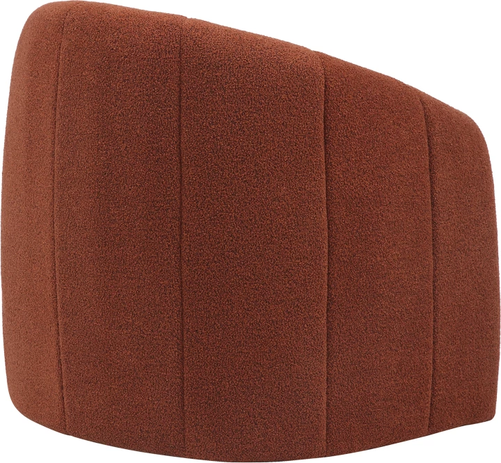 Fotel Fassy, material boucle, ngjyrë pllakë, 80x66x80cm