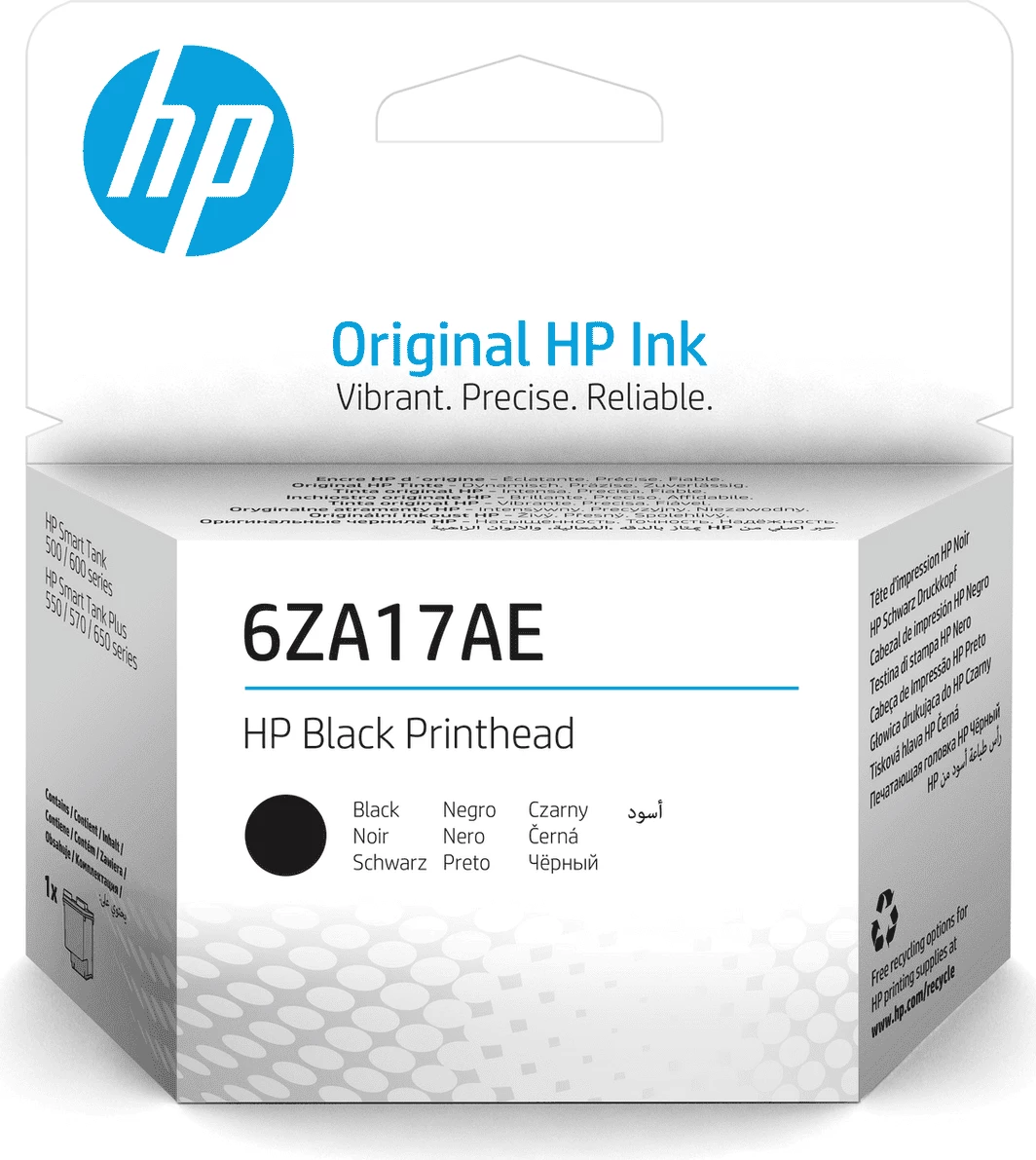 Kokë printimi, HP, 6ZA17AE, e zezë