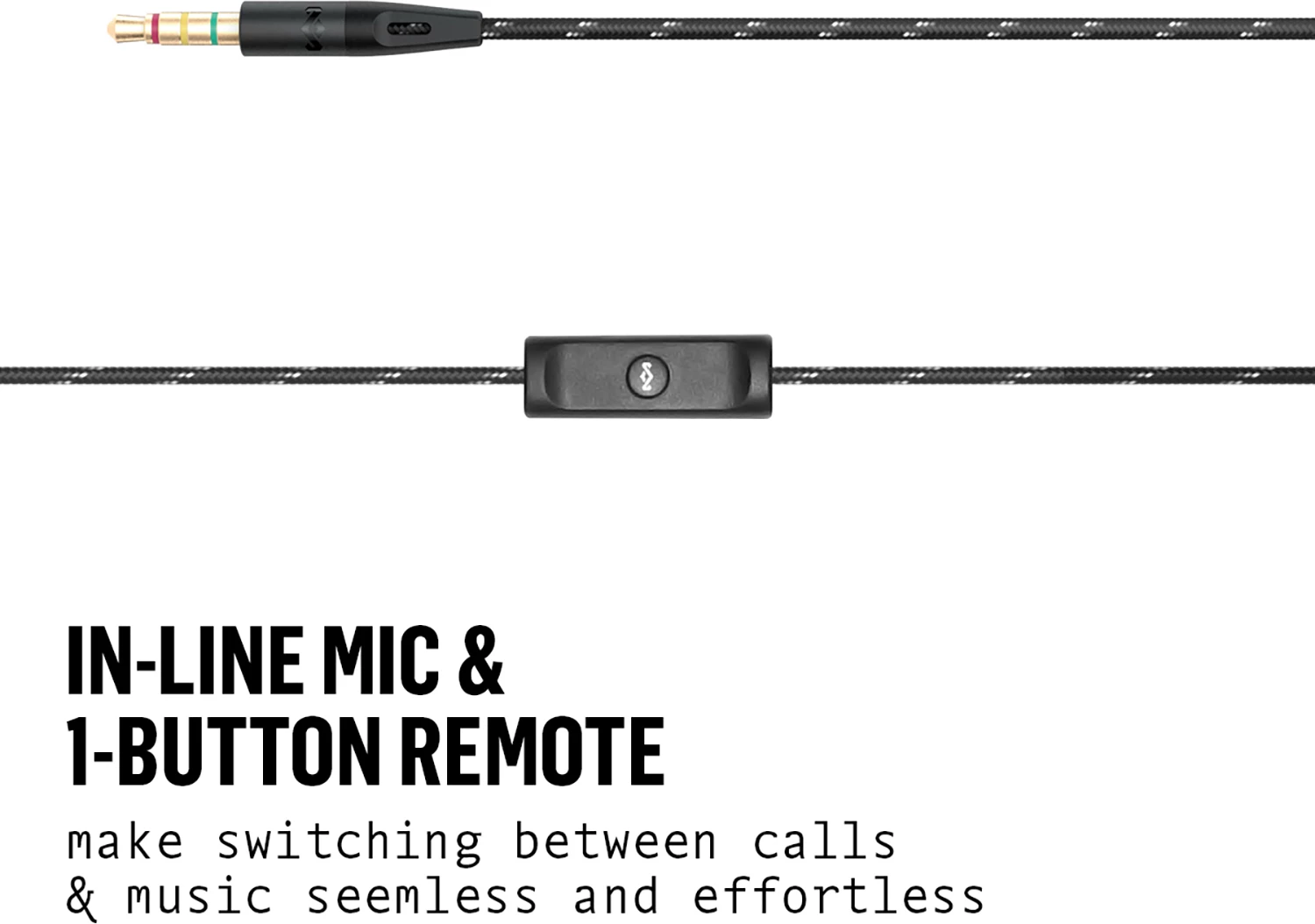Kufje in-ear House of Marley Uplift 2.0, 3.5mm, me mikrofon, të zeza