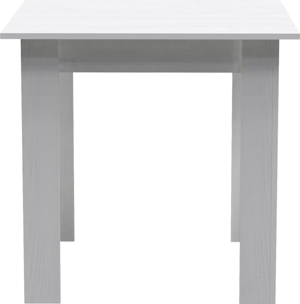 Set tavoline me dy karrige Manka-Gaston, ngjyrë e bardhë, 80x80x77cm