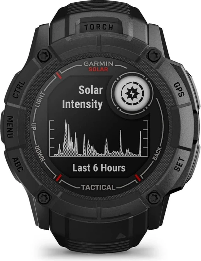Smartwatch Garmin Instinct 2X Solar Tactical Edition, 50mm, GPS, Ekran me prekje, i zi