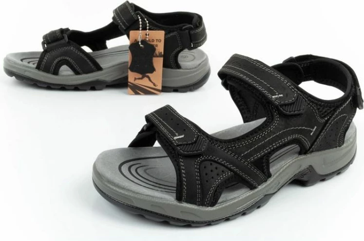 Sandale për meshkuj Grisport, të zeza