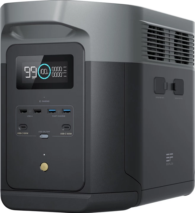 Stacion portativ energjie EcoFlow DELTA 2 Max, 2048 Wh, i zi