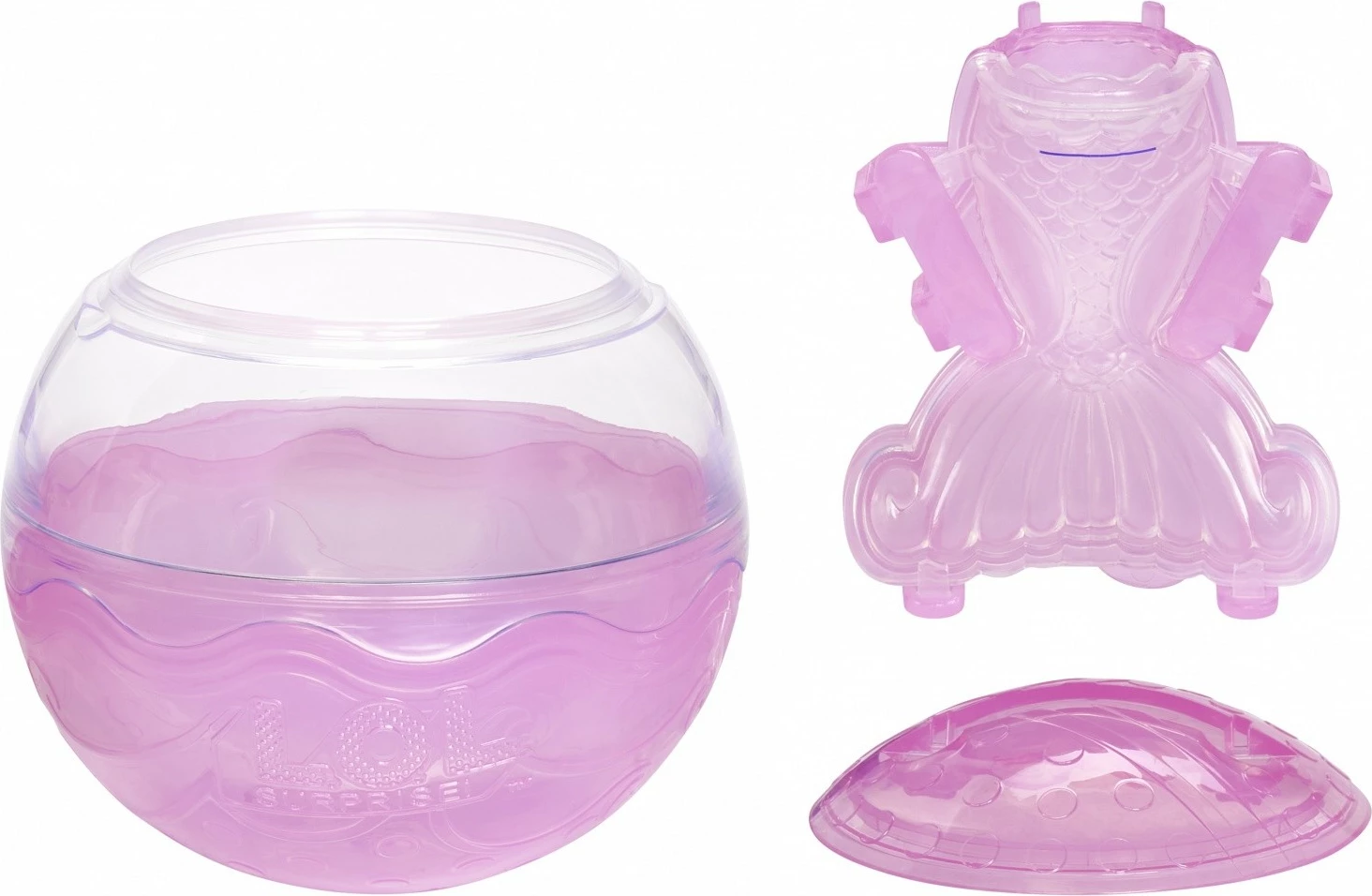 Kukull surprizë L.O.L. Surprise Mermaids, MGA, 510604-EUC, me bisht që ndryshon ngjyrë