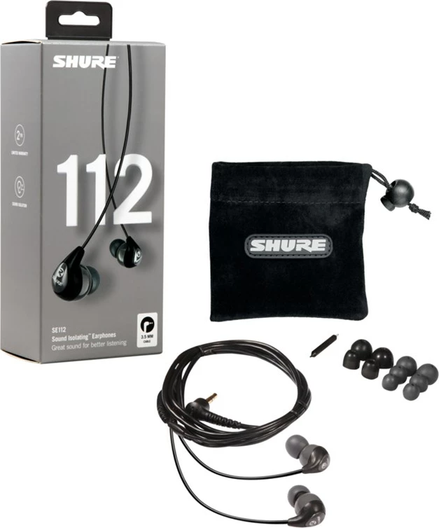 Kufje Shure SE112-GR, Calls/Music, Gri