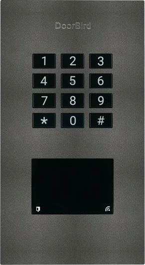 Sistem kontrolli hyrjeje DoorBird A1121, i montuar në mur, çelik inox