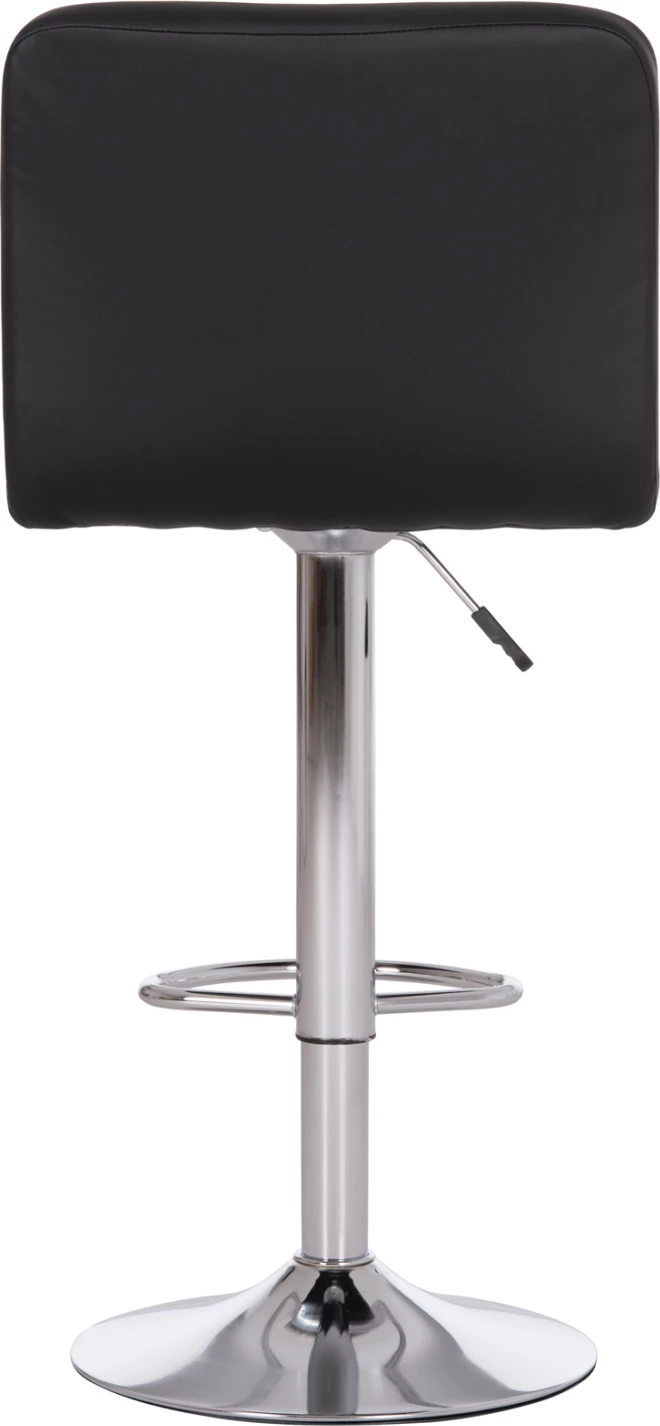 Karrige për bar rrotulluese DIANA, lëkurë PU e zezë, metal krom, FH202.21, 44x52x109cm, set prej 2 copë