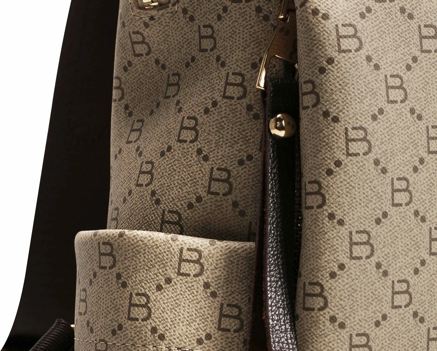 Çantë shpine Lucky Bees, krem dhe kafe, 359 v2