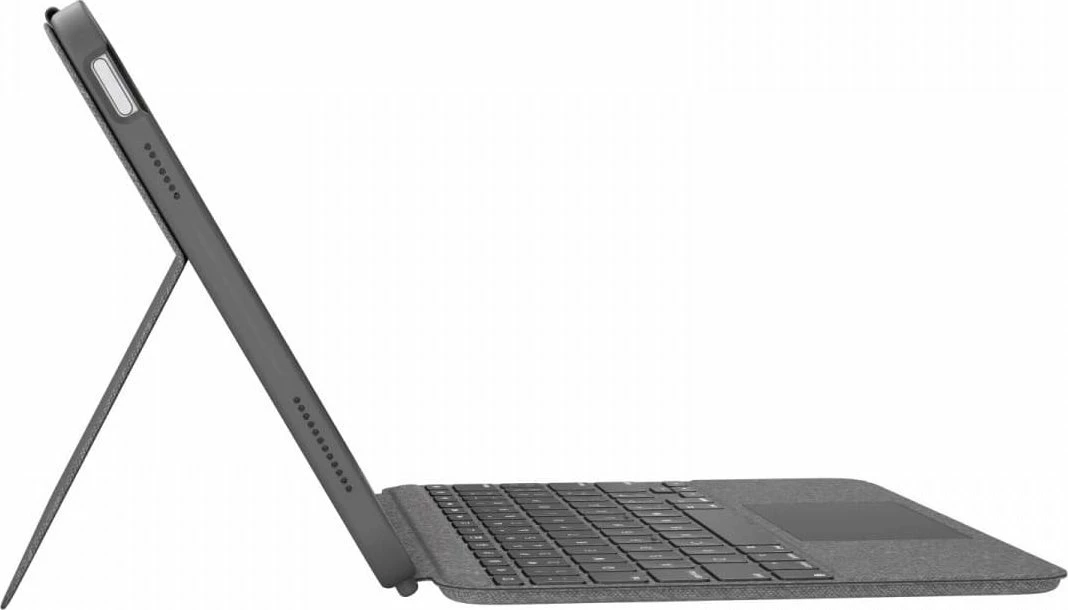 Mbështjellës me tastierë Logitech Combo Touch për iPad (10th gen) 10.9\", Smart Connector, me touchpad, me tastierë të ndriçuar, Gri (920-011441)