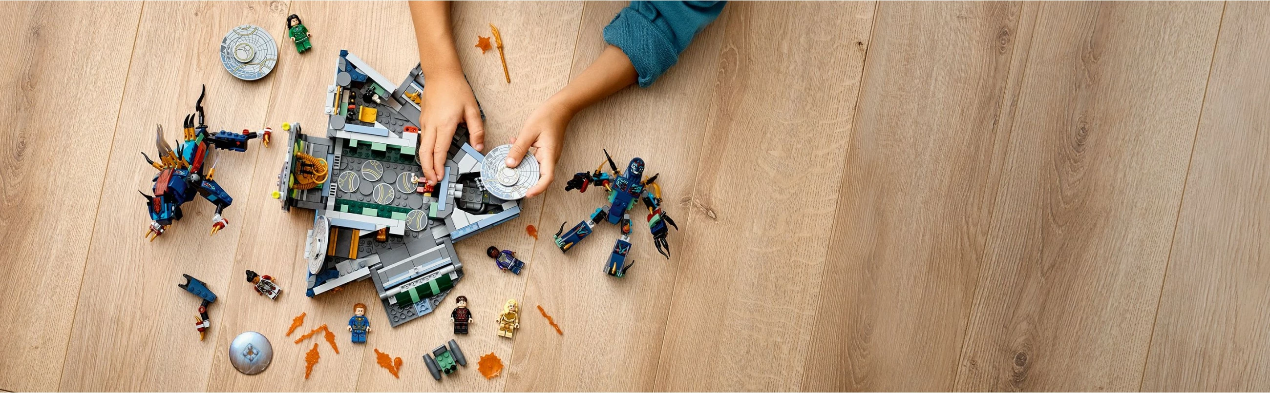 Set ndërtimi LEGO Marvel Avengers Rise of the Domo, 8 vjeç, plastik, 1040 pjesë