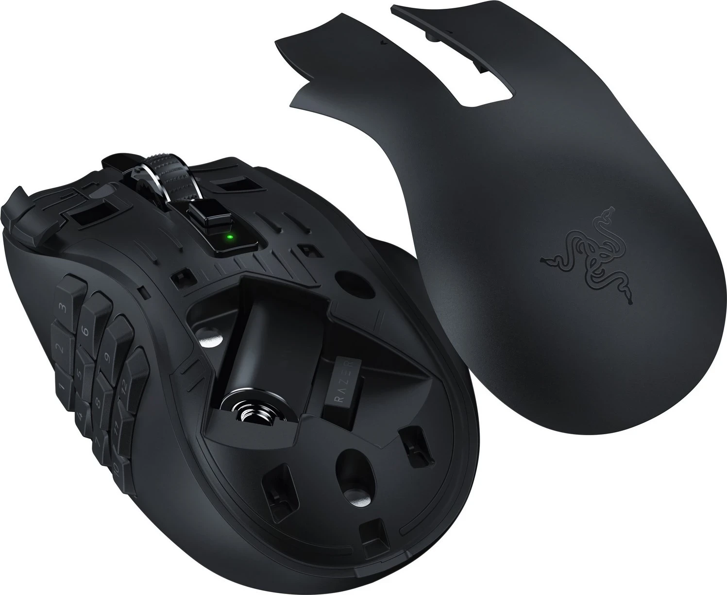 Miun e lojërave Razer Naga V2 HyperSpeed, e zezë