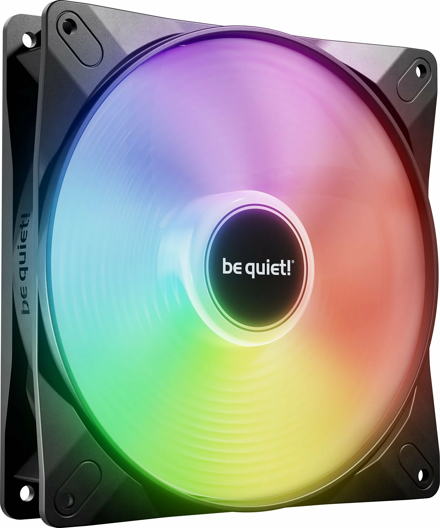 Ventilator kasë PC be quiet! Light Wings LX BL126 140mm PWM ARGB, zi/bardhë, 1 copë