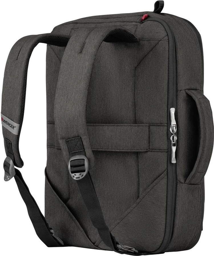 Çantë laptopi Wenger MX Commute 16 inç me rripa shpine, e zezë
