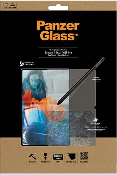 Xham i temperuar PanzerGlass E2E Super+ për Samsung Galaxy Tab S8 Ultra, Transparent
