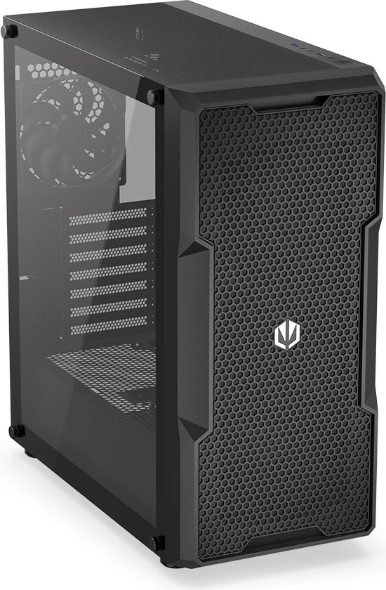 Kasë Endorfy Regnum 400 Air, Midi Tower, Tempered Glass, E zezë