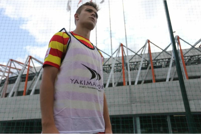 Shenjues për futboll për fëmijë Yakimasport, të bardhë