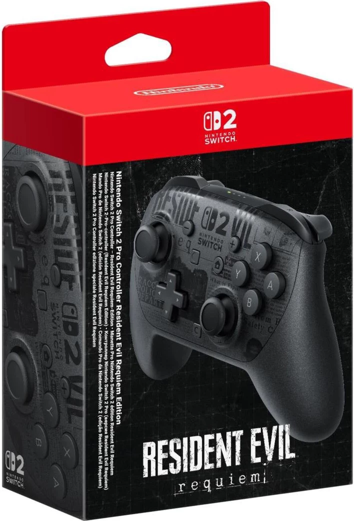 Kontroller Nintendo Switch Pro Resident Evil Requiem Edition EU i zi