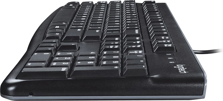 Tastierë Logitech K120, me kabllo, USB, QWERTY, e zezë