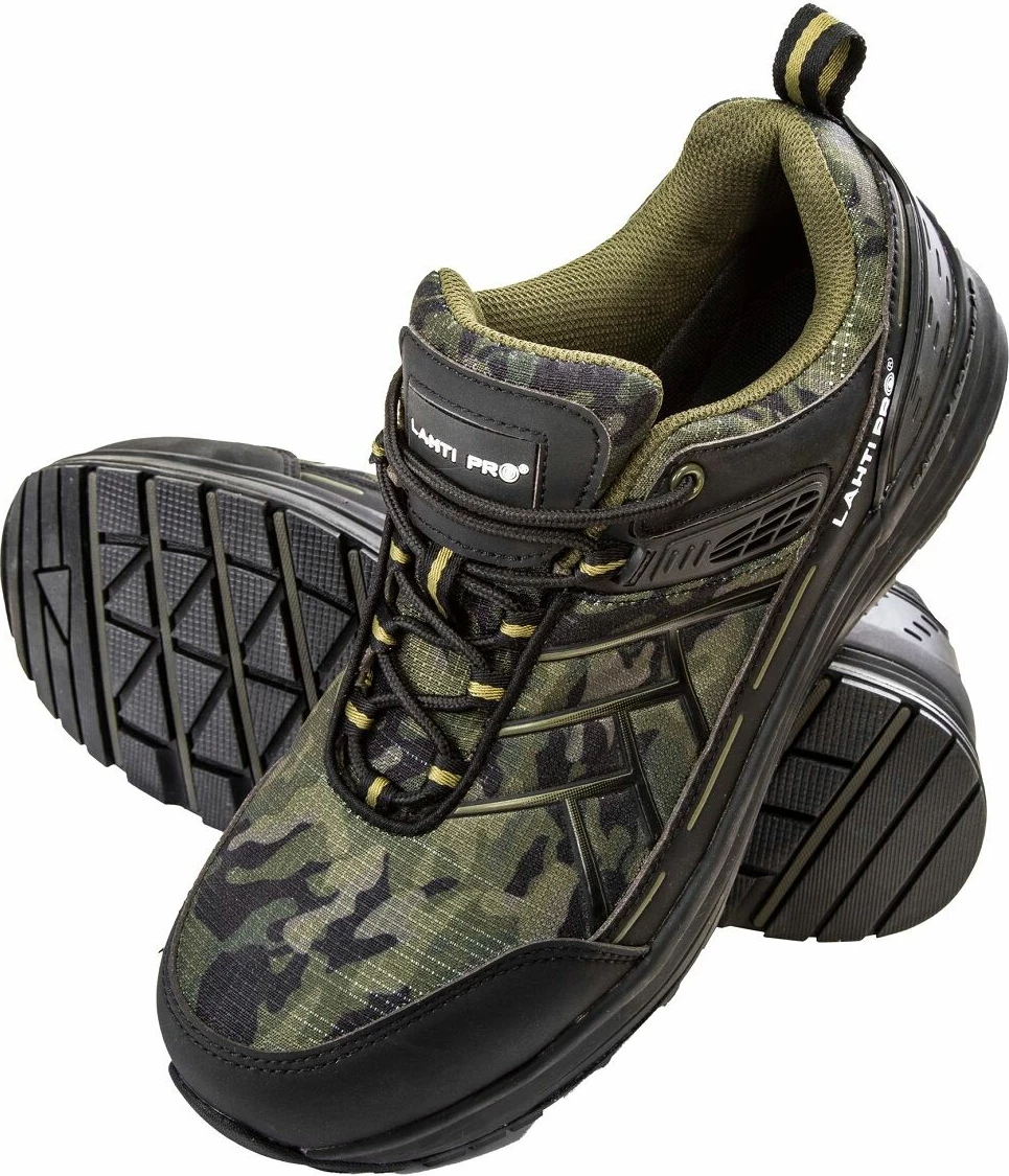 Këpucë pune sigurie LAHTI PRO L3043047, S2 SRC, nr. 47, kamuflazh