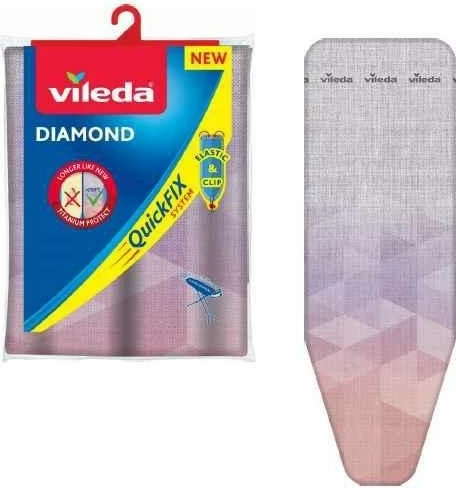 Mbulesë dërrase hekuri Vileda Diamond, QuickFix, dekorative, universal
