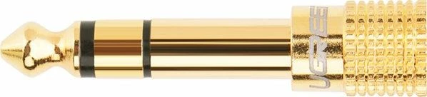 Adapter jack audio Ugreen 20503, 3.5mm femër në 6.3mm mashkull, gold-plated, i artë