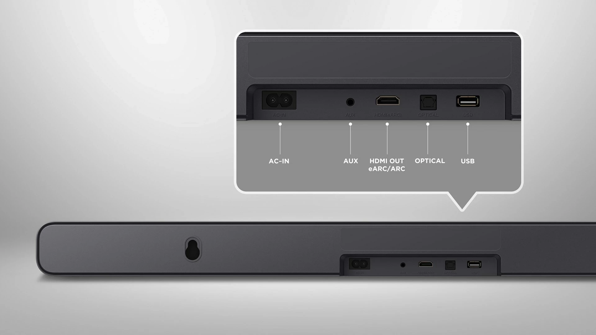 Soundbar TCL S S45H, 2.0 kanale, Dolby Atmos, DTS Virtual:X, Bluetooth, Titanium