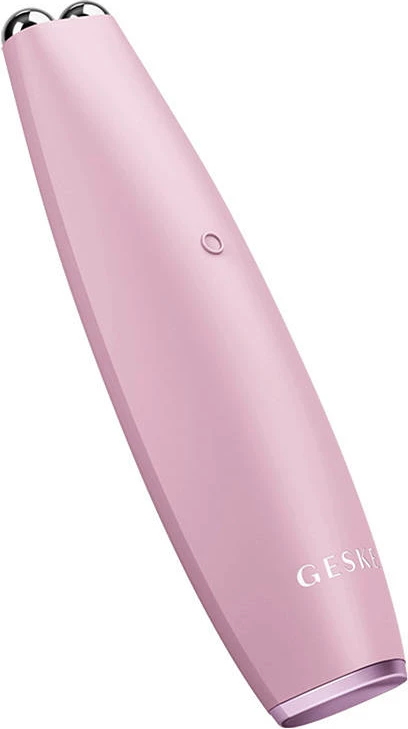 Pajisje për lifting të fytyrës me mikro-rrymë Geske MicroCurrent Face-Lift Pen 6 in 1, me aplikacion, rozë