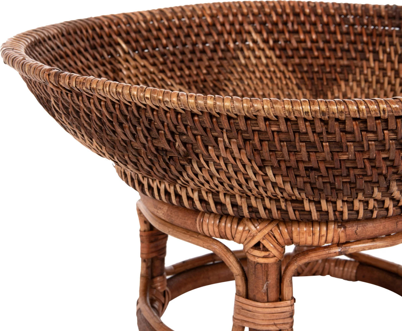 Tas dekorativ me bazë, FH4270, punim Ketak, Φ35x18H cm