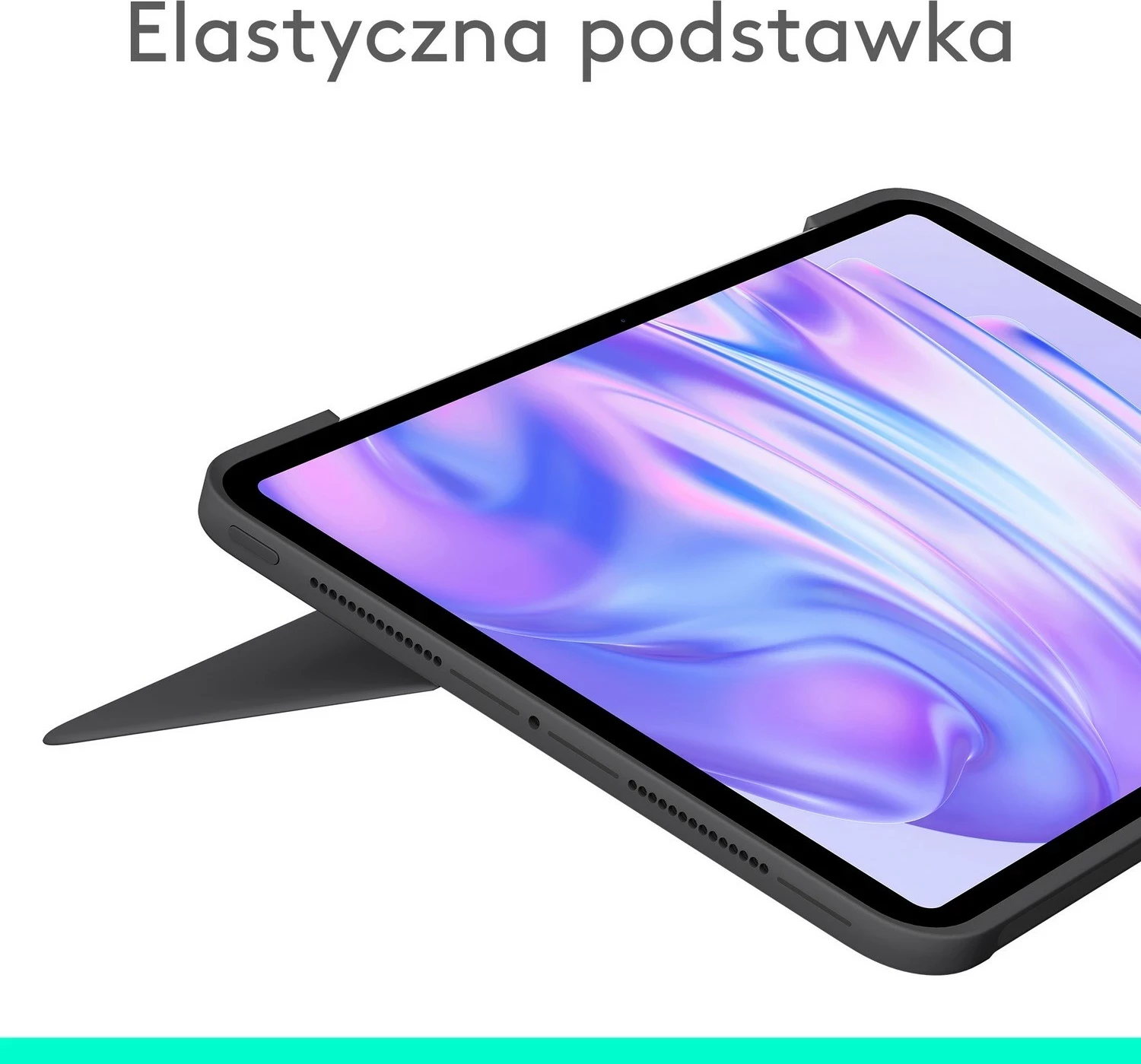 Kasë me tastierë Logitech Combo Touch për iPad Pro 11" M4, Gri