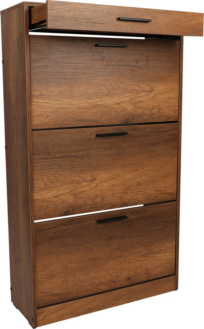 Dollap këpucësh Hanah Home, Oslo Walnut, Shc-431-Oo-1